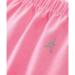 Pine Kids Cotton Lycra Branding Print Bloomers Pack Of 3 - Pink & White