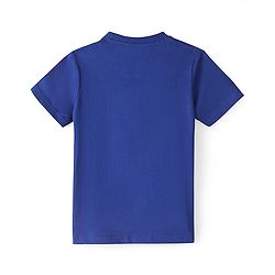 Pine Kids 100% C0tton Single Jersey Knit Half Sleeves Full Length Night Suit Text Print - Limoges
