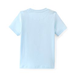 Pine Kids 100% Cotton Knit Half Sleeves Night Suit Basketball Print - Blue