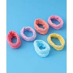 Pine Kids Rubber Bands & Scrunchies Sets Pack of 12-  Multicolor