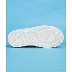 Pine Kids Casual Shoes with Velcro Closure - White & Blue