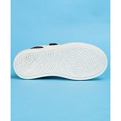 Pine Kids Casual Shoes with Velcro Closure - White & Black