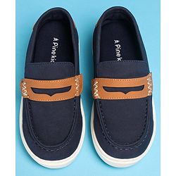 Pine Kids Slip On Casual Shoes - Navy Blue