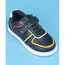 Pine Kids Slip On Casual Shoes with Velcro Closure - Navy Blue