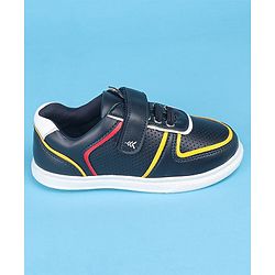 Pine Kids Slip On Casual Shoes with Velcro Closure - Navy Blue