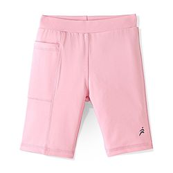 Pine Active Super Stretch & Breathable Knee Length Cycling Shorts - PInk