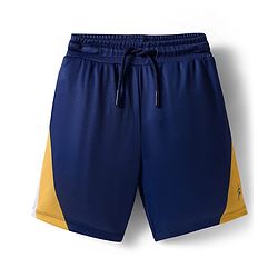 Pine Active Sleeveless Athleisure T-Shirt & Shorts Set 18 Print - Navy Blue