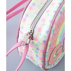 Pine Kids Sling Bag with Girl Design - Pink