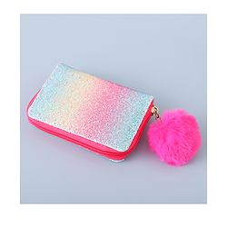 Pine Kids Wallet with Shimmer - Multicolor