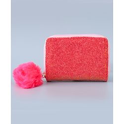 Pine Kids Wallet with Shimmer - Dark Pink
