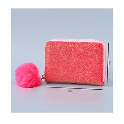 Pine Kids Wallet with Shimmer - Dark Pink