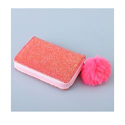 Pine Kids Wallet with Shimmer - Dark Pink