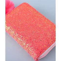 Pine Kids Wallet with Shimmer - Dark Pink