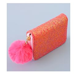 Pine Kids Wallet with Shimmer - Dark Pink