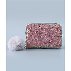 Pine Kids Wallet with Shimmer - Silver