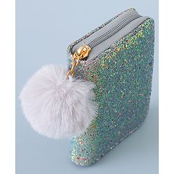 Pine Kids Wallet with Shimmer - Silver