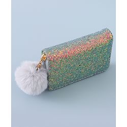 Pine Kids Wallet with Shimmer - Silver