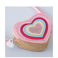 Pine Kids Heart Shape Sling Bag - Pink