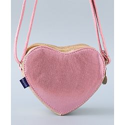 Pine Kids Heart Shape Sling Bag - Pink