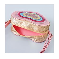 Pine Kids Heart Shape Sling Bag - Pink