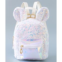 Pine Kids Bunny Shape Fashion Backpack - Sliver
