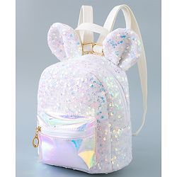Pine Kids Bunny Shape Fashion Backpack - Sliver