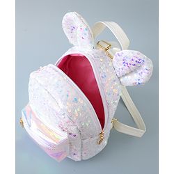 Pine Kids Bunny Shape Fashion Backpack - Sliver