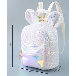 Pine Kids Bunny Shape Fashion Backpack - Sliver