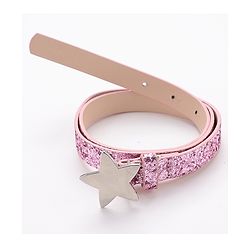 Pine Kids Belt with Star Buckle - Pink