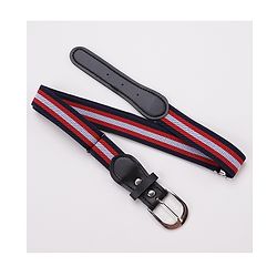 Pine Kids Belt with Striped Theme Free Size - Red
