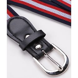 Pine Kids Belt with Striped Theme Free Size - Red