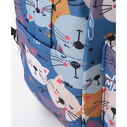 Pine Kids Fashion Backpacks Cat Print - Multicolor
