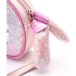 Pine Kids Sling Bag with Bow Applique - Pink