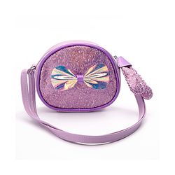 Pine Kids Sling Bag with Bow Applique - Pink