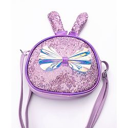 Pine Kids Sling Bag with Bow Applique - Pink