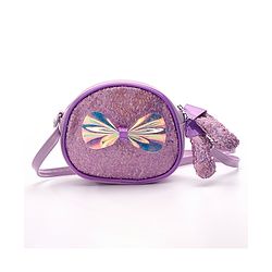 Pine Kids Sling Bag with Bow Applique - Pink