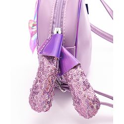 Pine Kids Sling Bag with Bow Applique - Pink