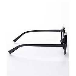 Pine Kids Sunglasses with Double Bridge - Black