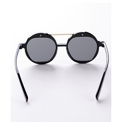 Pine Kids Sunglasses with Double Bridge - Black