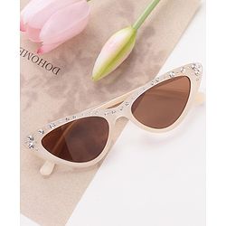 Pine Kids Geometric Sunglasses -Beige