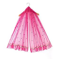 Pine Kids All Over Embroidered Half Sleeves Choli Lehenga set with Dupatta- Pink
