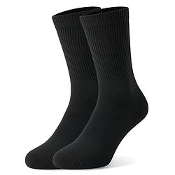 Pine Active Cotton Lycra Knit Athelisure & Sportswear  Breathable Socks  Pack Of 3 - Black