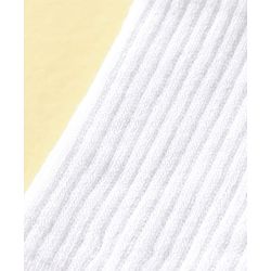 Pine Active Cotton Lycra Knit Athelisure & Sportswear  Breathable Socks  Pack Of 3 - White