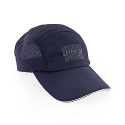 Pine Active Cotton Woven Summer Cap  Text Print  Navy Blue - Diameter 52 cm