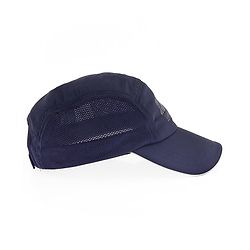 Pine Active Cotton Woven Summer Cap  Text Print  Navy Blue - Diameter 52 cm