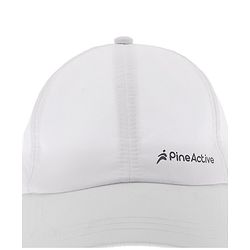 Pine Active Cotton Blend Woven Summer Cap Solid Colour - White