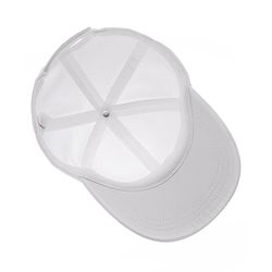 Pine Active Cotton Blend Woven Summer Cap Solid Colour - White