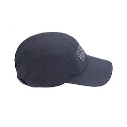 Pine Active Cotton Blend Woven Summer Cap Text Print  Navy Blue - Diameter 52 cm