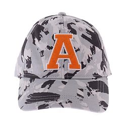 Pine Kids Cotton Blend Woven Summer Cap Camouflage & Alphabet Print Grey - Diameter 52 cm