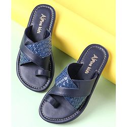 Pine Kids Slip On Ethnic Footwear - Navy Blue
